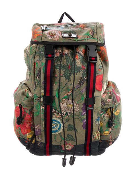 gucci techno canvas|Gucci canvas backpack.